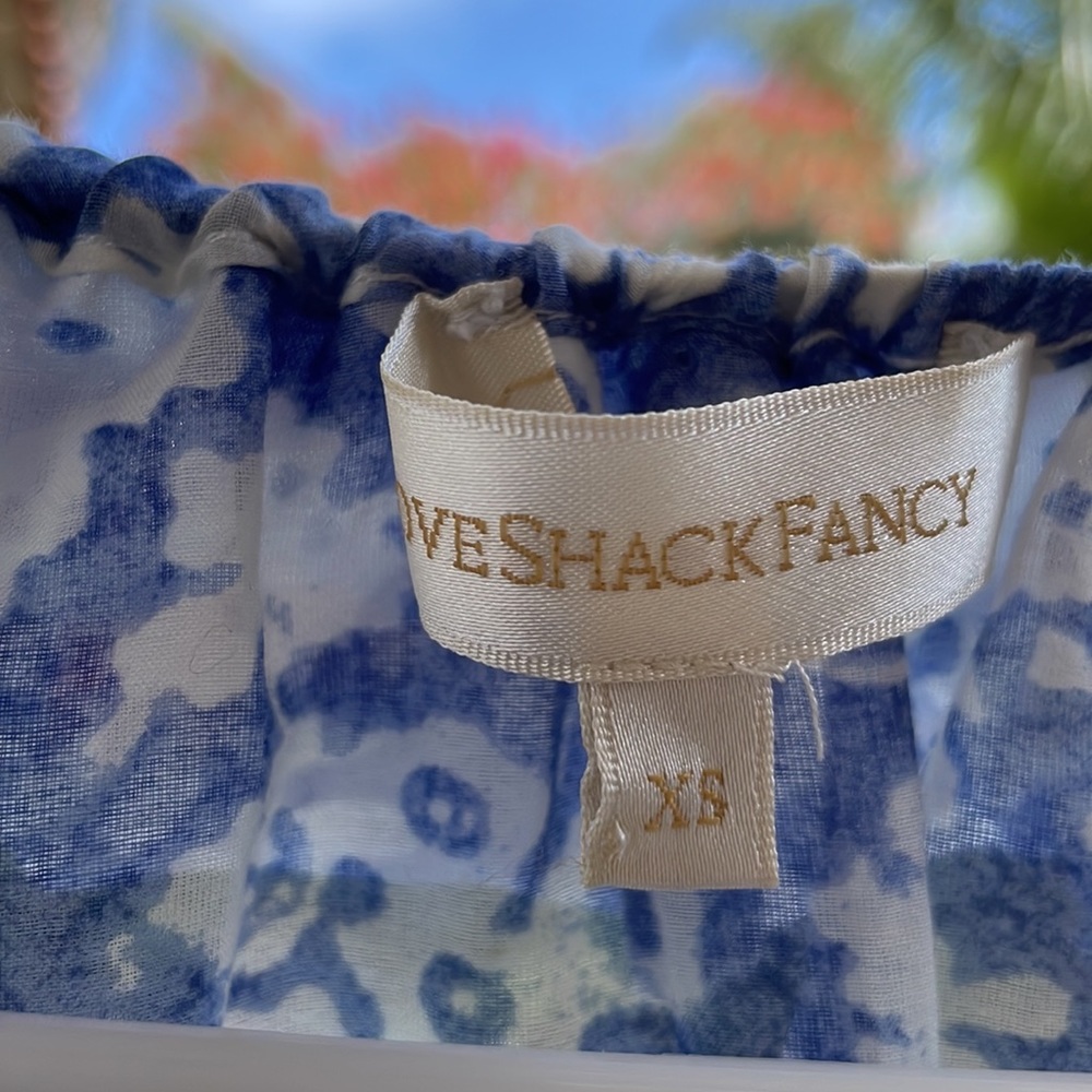 LoveShackFancy | Ruffle Popover Blouse - Picture 6 of 8